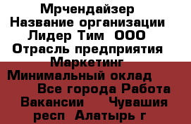 Мрчендайзер › Название организации ­ Лидер Тим, ООО › Отрасль предприятия ­ Маркетинг › Минимальный оклад ­ 23 500 - Все города Работа » Вакансии   . Чувашия респ.,Алатырь г.